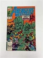 Autograph COA Wesr Coast Avengers #61 Comics