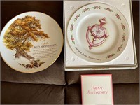 Avon Anniversary Plates