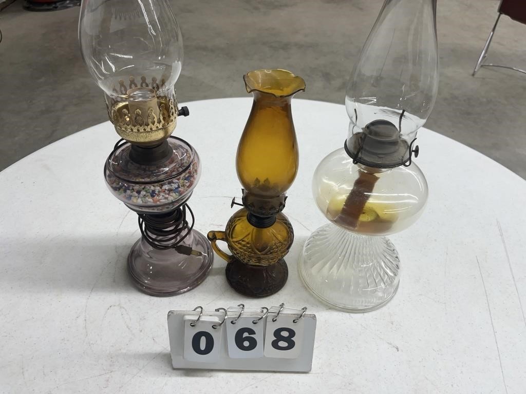 (3) Oil Lamps