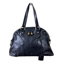 Yves Saint Laurent YSL Muse Leather Shoulder Bag