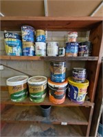 Assortment of paints and Stains (Part)