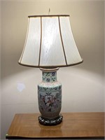 Japanese style lamp - works - 33 inches tall