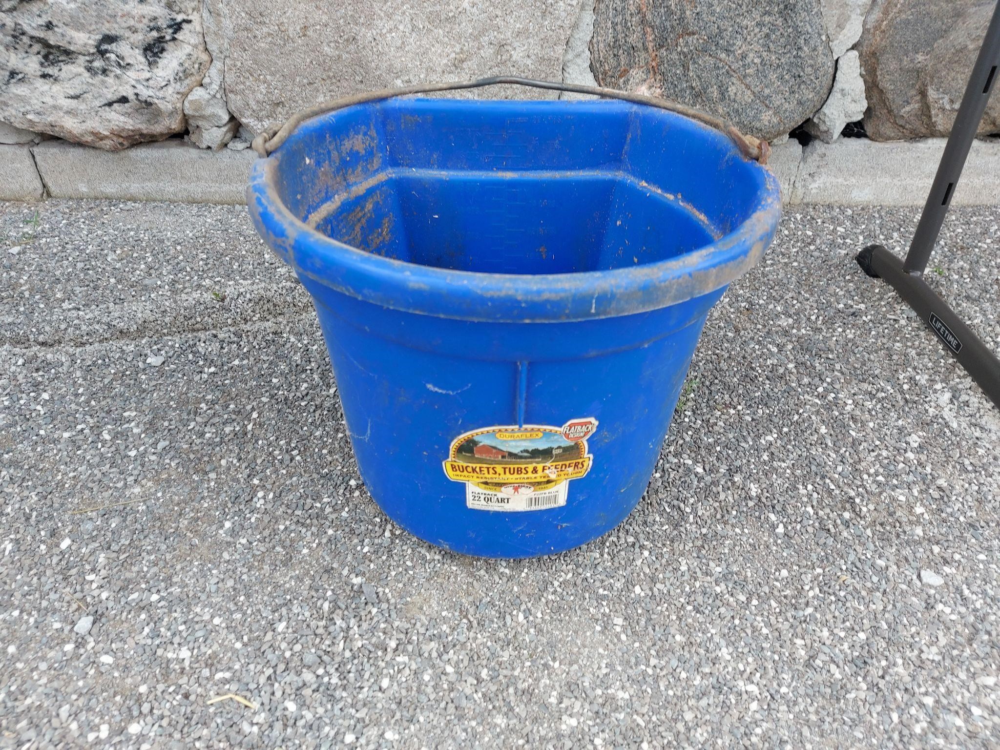 Blue Bucket 22 Qrt Needs a Wash