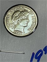 1900 silver dime
