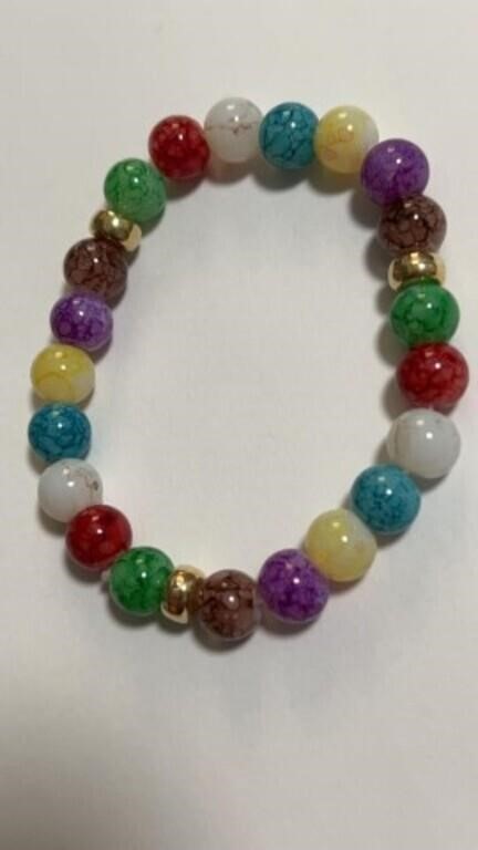 New chakra bracelet colorful mosaic beads.