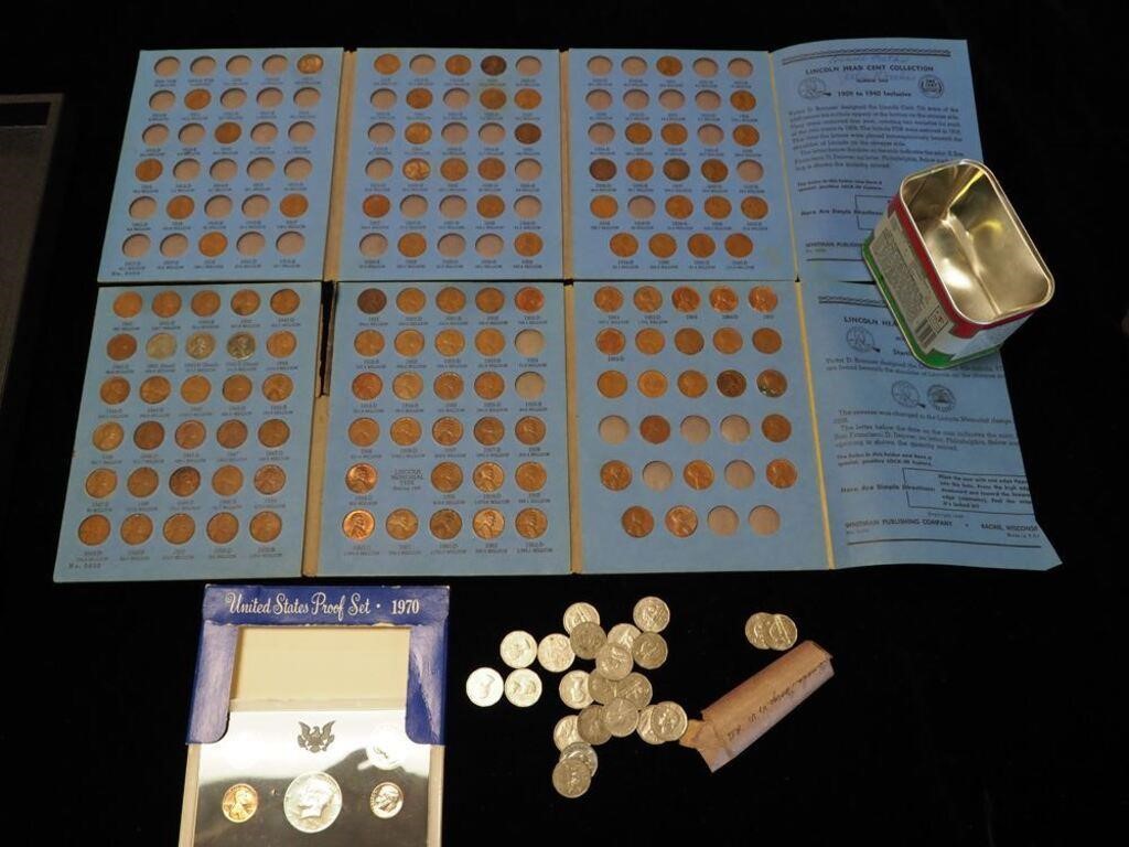 Two Lincoln Head Cent folders (1909-1940 and