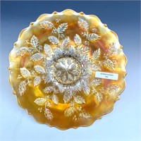 Fenton Marigold Holly Plate