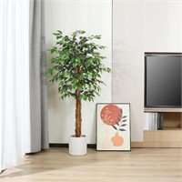 5FT Artificial Ficus Tree with Realis1