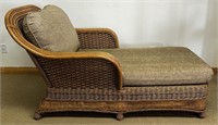 FABULOUS BOCA RATTAN BOHO WICKER LOUNGER