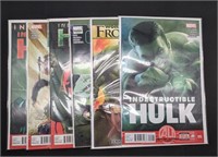 Lot Of 6 Hulk Comic Books