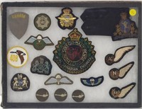 Mixed Military Patches in Case