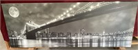 Artwork/Photo NYC Brooklyn Bridge Skyline
