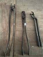 3 BLACKSMITH TOOLS 23" LONGEST