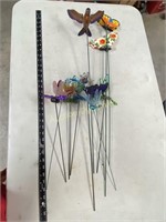 Butterfly and Hummingbird Garden Stakes