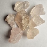 CERT 255.15 Ct Rough Rose Quartz Gemstones Lot, GL