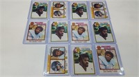 Earl Campbell collection of Football Cards