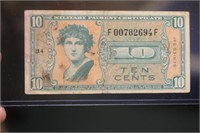 10 Cents Military Note