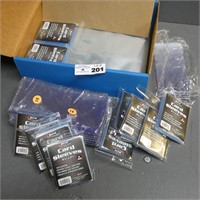Assorted New Card Sleeves & Page Card Protectors