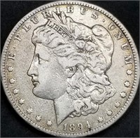 1894-O US Morgan Silver Dollar, Tougher Date