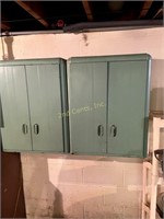 Vintage Metal Wall Cabinets