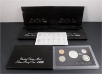 (5) 1992 Silver Proof Sets