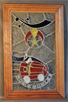 Stained Glass Panel -Shriners / Masonic