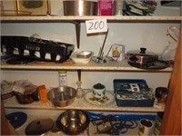 Kitchen Pantry Contents - Various Pots & Pans,