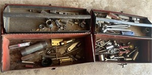 Tools Boxes, Wrenches, Sockets, Wood Tools