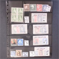 Germany Stamps Used and Mint Hinged on Vario page,