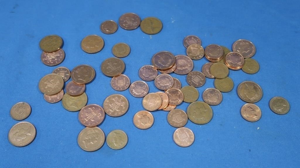 Lg Lot-Foreign Coins