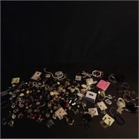 Assortment of bracelets, earrings, & pins