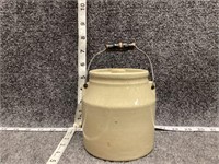 Ceramic Jar with Handle and Lid