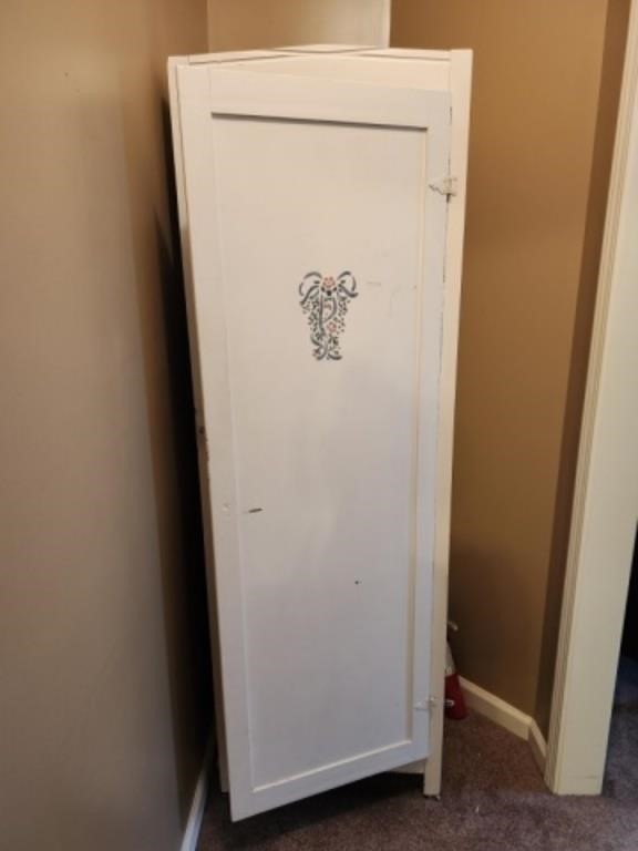 Vintage White Wooden Wardrobe ONLY