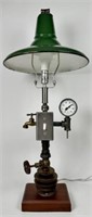 FOLK ART INDUSTRIAL LAMP