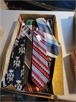 Box lot of ties