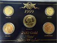 1999 24k Gold Plated Coin Collection