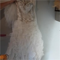 Antique wedding gown