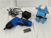 Electric Drill With Mini Table Vise