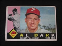 1960 TOPPS #472 AL DARK PHILADELPHIA PHILLIES