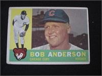 1960 TOPPS #412 BOB ANDERSON CHICAGO CUBS