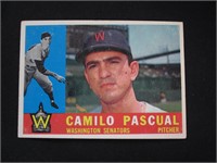 1960 TOPPS #483 CAMILO PASCUAL SENATORS