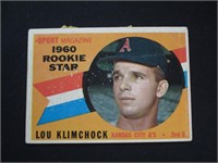 1960 TOPPS #137 LOU KLIMCHOCK STAR ROOKIE