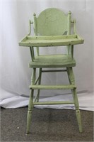 1930s Wooden High Chair