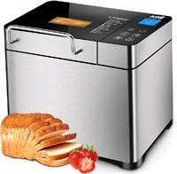 KBS Large 17-in-1 Bread Machine, 2LB All Stainless