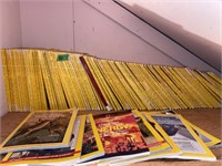 Lot of National Geographics magazines- see