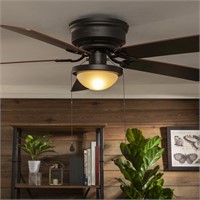 $60  Harbor Breeze Armitage 52-in Bronze LED Fan