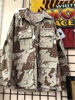 Camo US Army Uniform Top with Patches