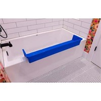 $60  Bathtub Splash Guard Play Shelf - Blue