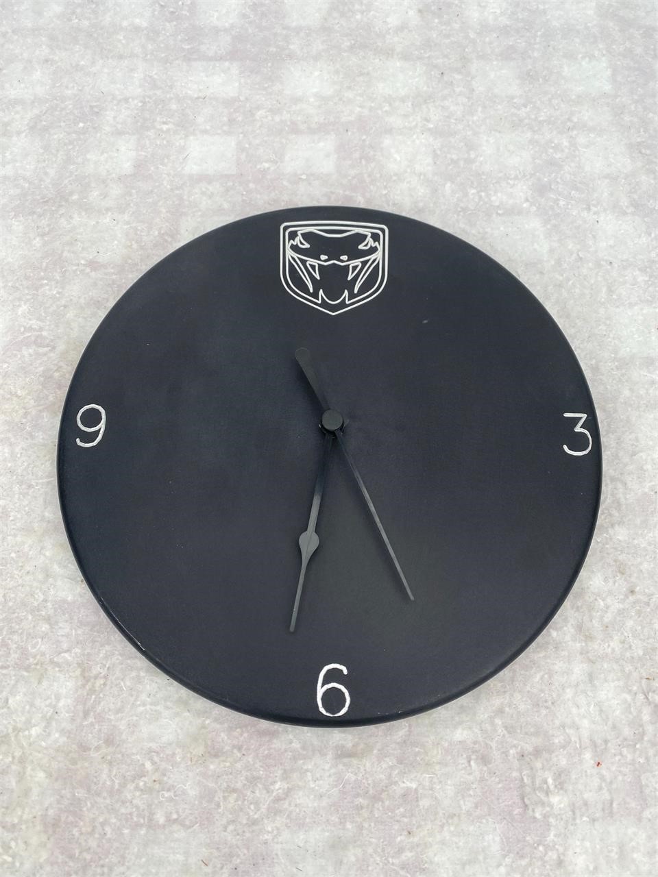 Dodge Viper Anodized Aluminum Wall Clock