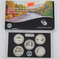 2013 US Mint Silver Quarter Proof Set